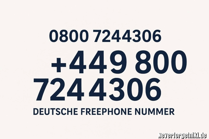 +49 800 7244306 / 0800 7244306 (2026): Full Investigation